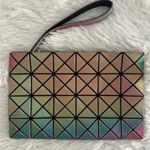 Bao Bao Issey Miyake Rainbow Clutch‎ Wristlet HTF Rare